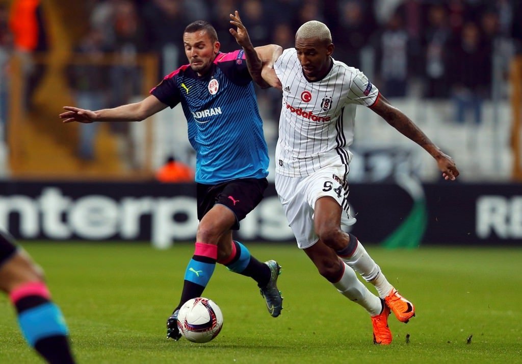 Beşiktaş - Hapoel Beer Sheva maçından kareler