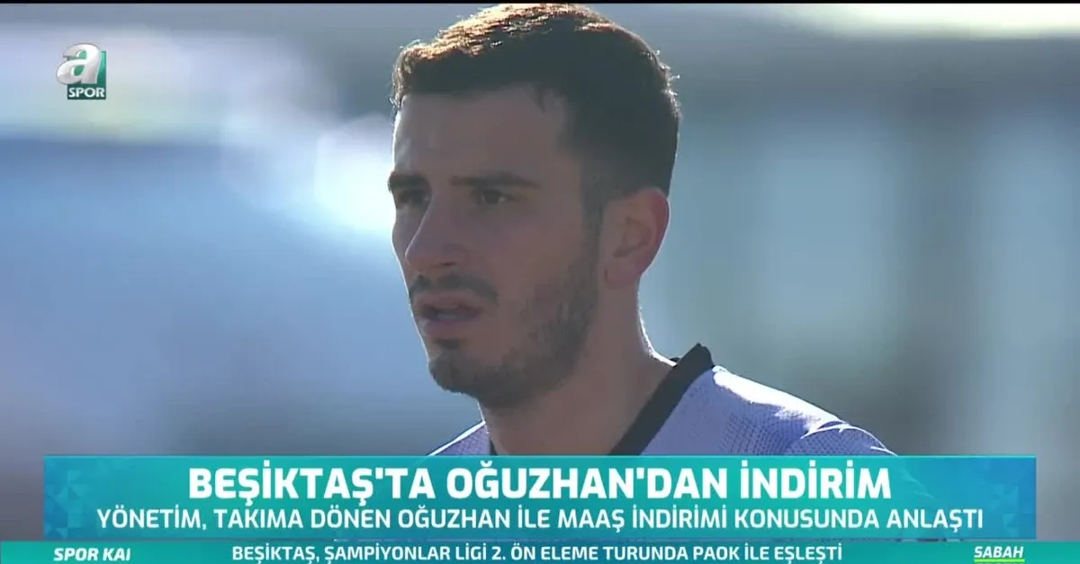 Beşiktaş'ta Oğuzhan'dan indirim