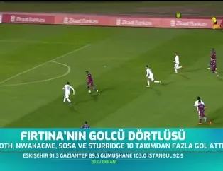 Fırtına'nın golcü dörtlüsü