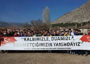 2700 amatör maçta Mehmetçik'e destek