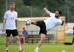Galatasaray'ın Avusturya kampı devam ediyor