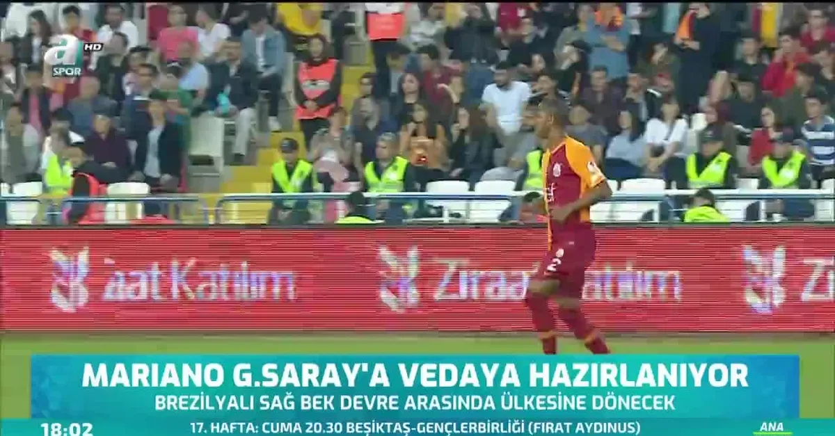 Mariano Galatasaray'a vedaya hazırlanıyor