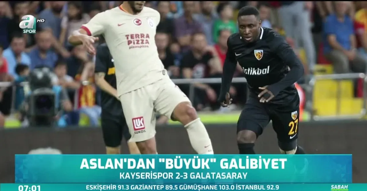 Aslan'dan "Büyük" galibiyet