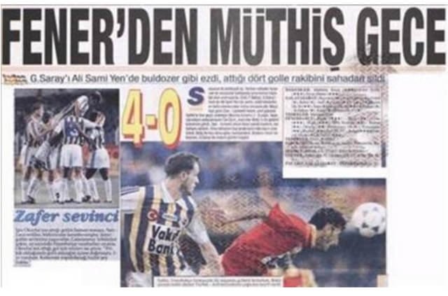 İşte unutulmaz Galatasaray - Fenerbahçe derbileri