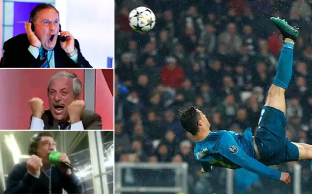 Ronaldo'nun golünü böyle anlattılar