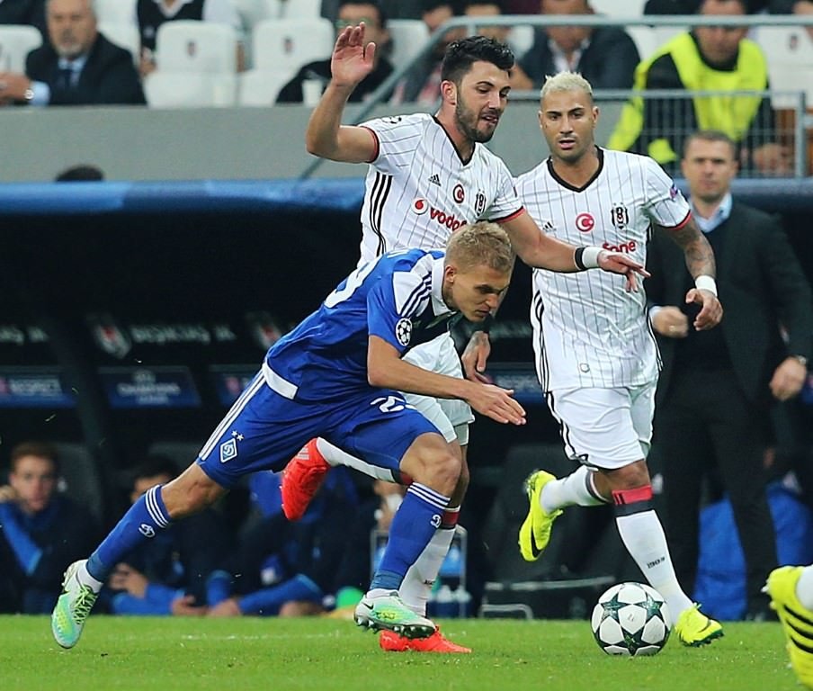 Beşiktaş- Dinamo Kiev maçından kareler