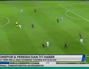Trabzonspor'a Pereira'dan iyi haber