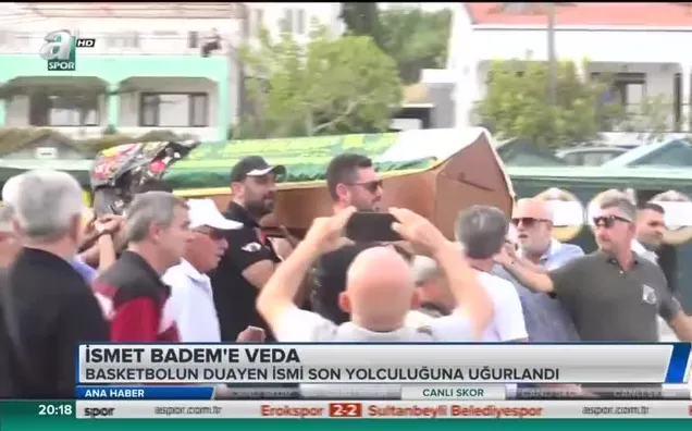 İsmet Badem'e veda