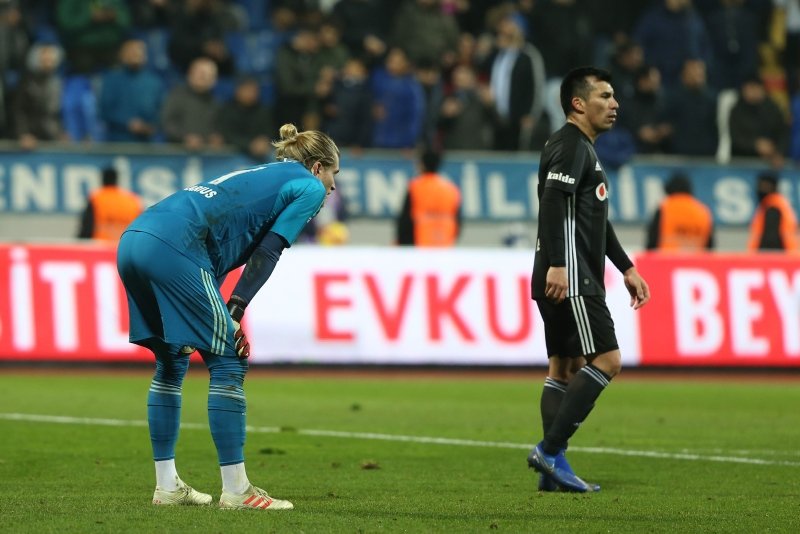 Kasımpaşa - Beşiktaş maçından kareler