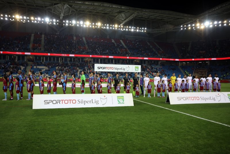 Trabzonspor - Kayserispor maçından kareler