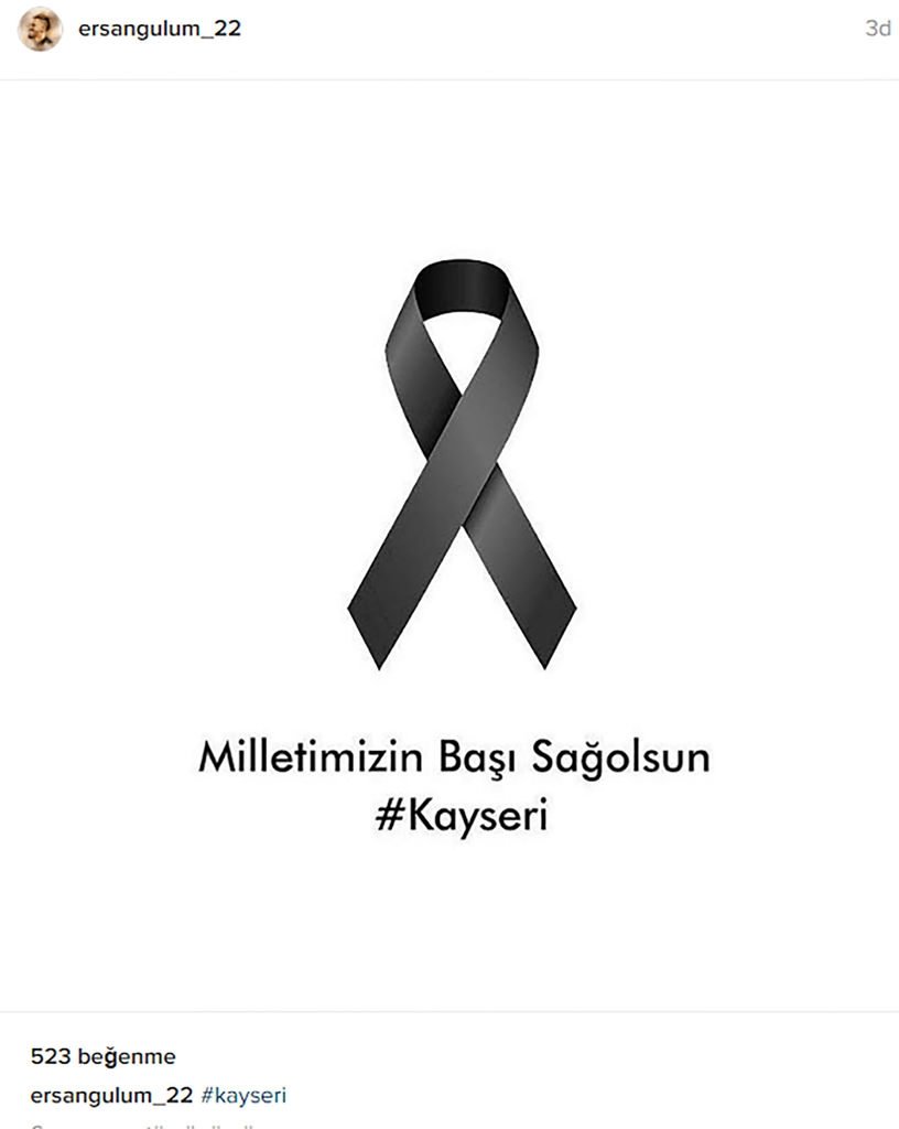 Kayseri’deki patlamaya spor dünyası böyle tepki gösterdi