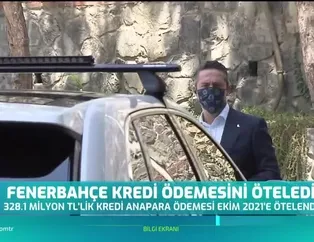 Fenerbahçe kredi ödemesini öteledi