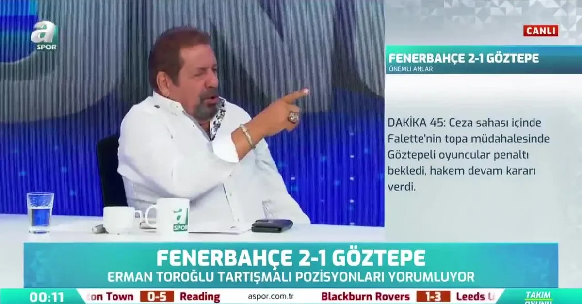 Erman Toroğlu noktayı koydu! "Pozisyon penaltı"