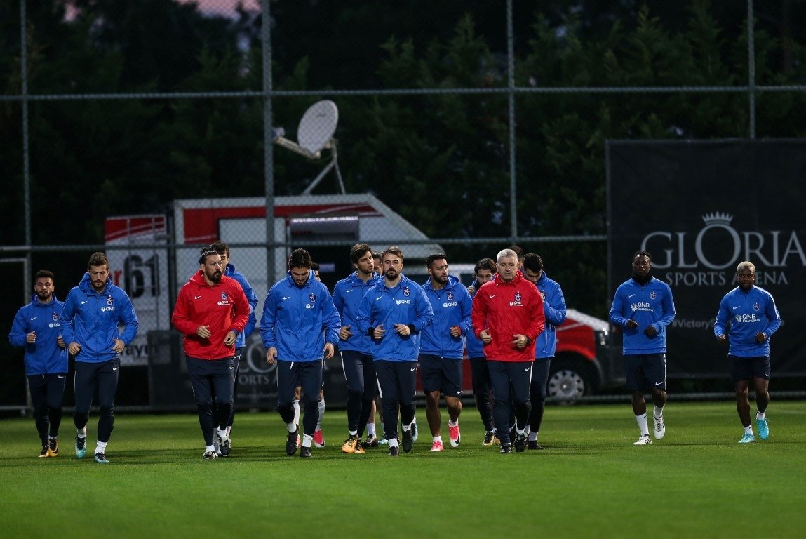 Trabzonspor’da kıran kırana antrenman