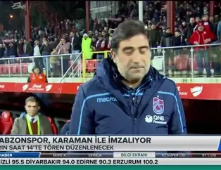 Trabzonspor Karaman ile imzalıyor