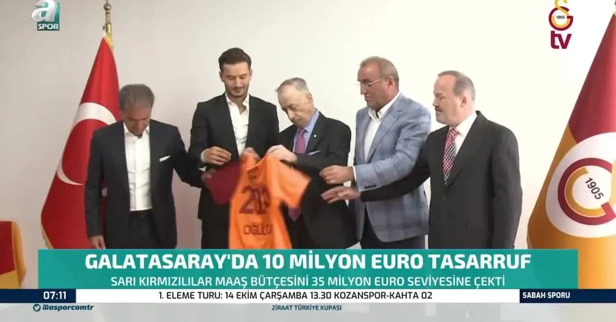 Galatasaray'da 10 milyon Euro tasarruf