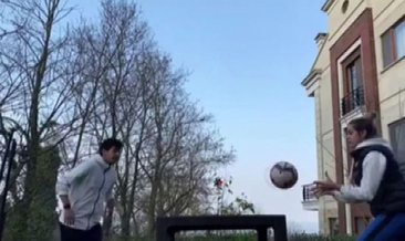 Guilherme’den eşiyle evde antrenman