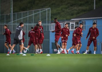 Trabzonspor, F.Karagümrük hazırlıklarını sürdürdü
