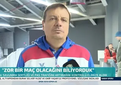 Ergin Ataman Olympiakos galibiyetini değerlendirdi!
