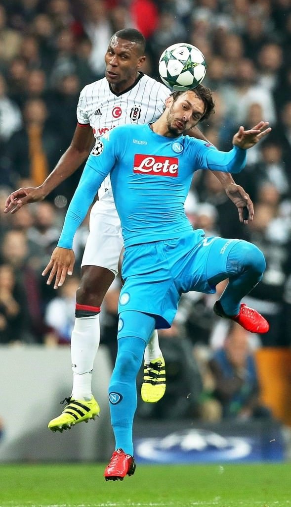 Beşiktaş-Napoli karşılaşmasından kareler