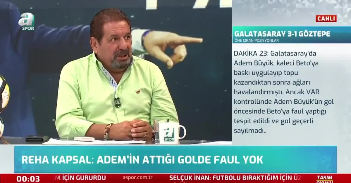 Adem Büyük'ün iptal edilen golünde karar doğru mu? Toroğlu yorumladı