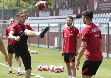 A Milli Takım hazırlıklarını sürdürdü