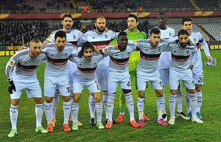 C.Brugge-Beşiktaş maçından kareler