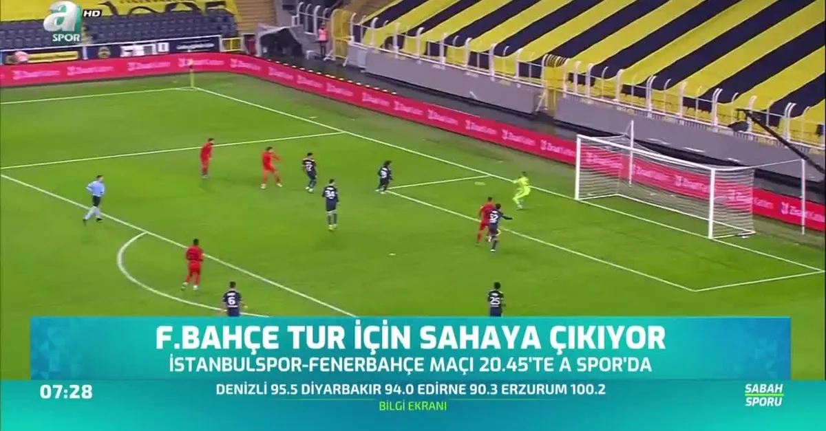 Fenerbahçe tur için sahada
