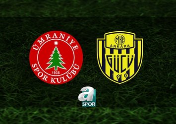 Ümraniyespor - MKE Ankaragücü maçı saat kaçta?