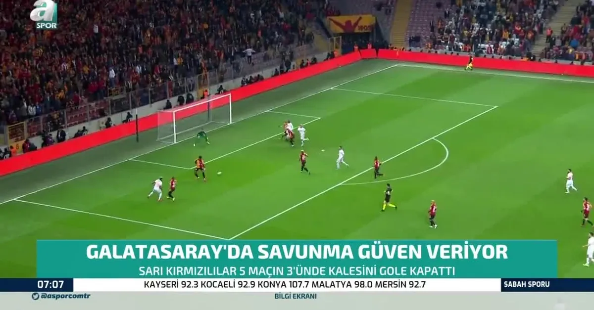 Galatasaray'da savunma güven veriyor