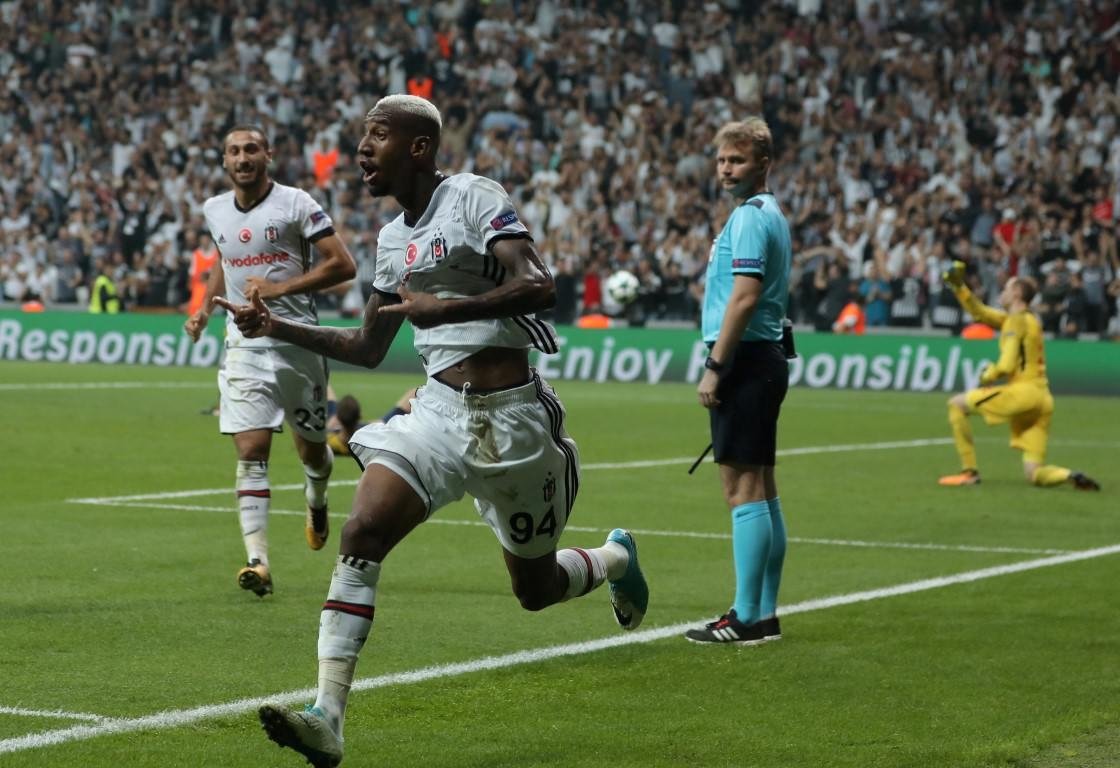 Beşiktaş-Leipzig karşılaşmasından kareler