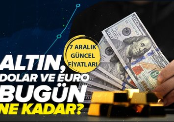 Euro, Dolar, Sterlin, Gram, Çeyrek, Yarım Altın Kaç TL oldu? 7 Aralık 2023 Döviz Kuru
