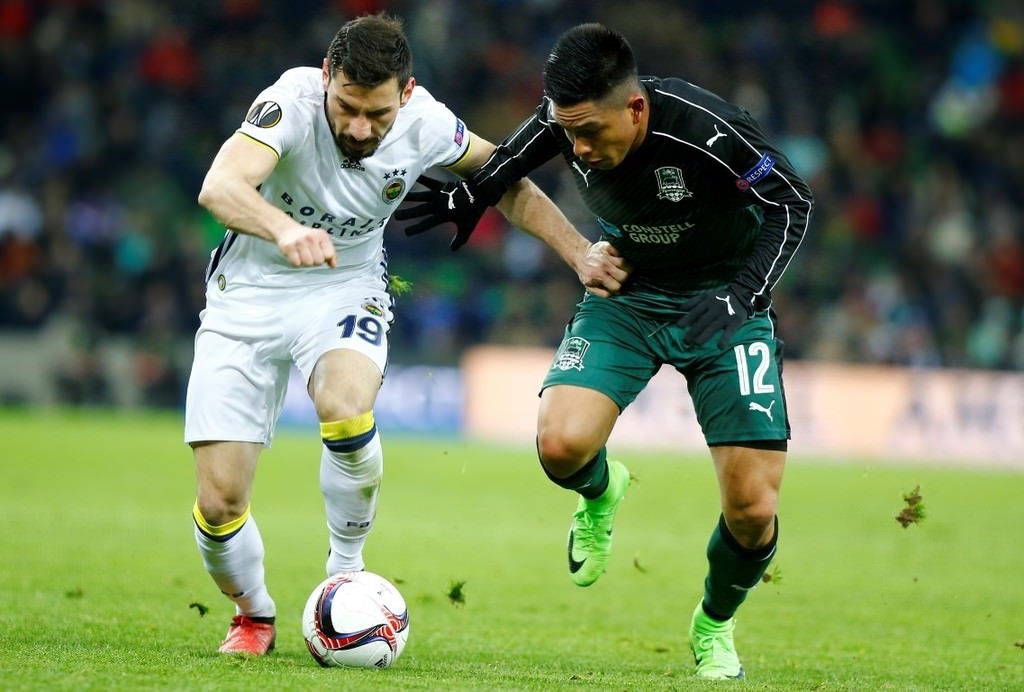 Krasnodar - Fenerbahçe maçından kareler