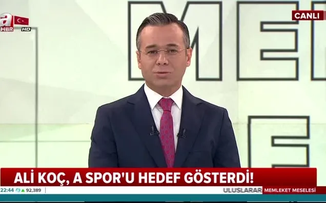 Ali Koç, A Spor'u hedef gösterdi!