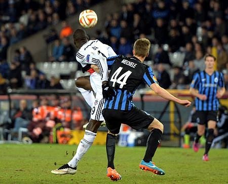 C.Brugge-Beşiktaş maçından kareler