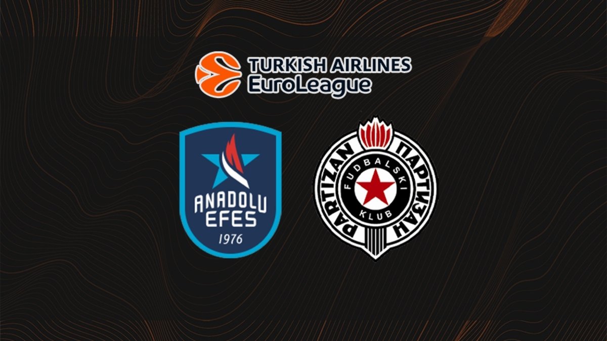 Partizan - Anadolu Efes maçı ne zaman, saat kaçta? Hangi kanalda canlı yayınlanacak? | THY Euroleague canlı izle Partizan - Anadolu Efes maçı ne zaman, saat kaçta? Hangi kanalda canlı yayınlanacak? | THY Euroleague canlı izle