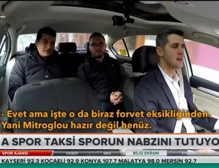 A Spor taksi sporun nabzını tutuyor