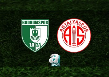 Sipay Bodrum FK - Onvo Antalyaspor maçı hangi kanalda?