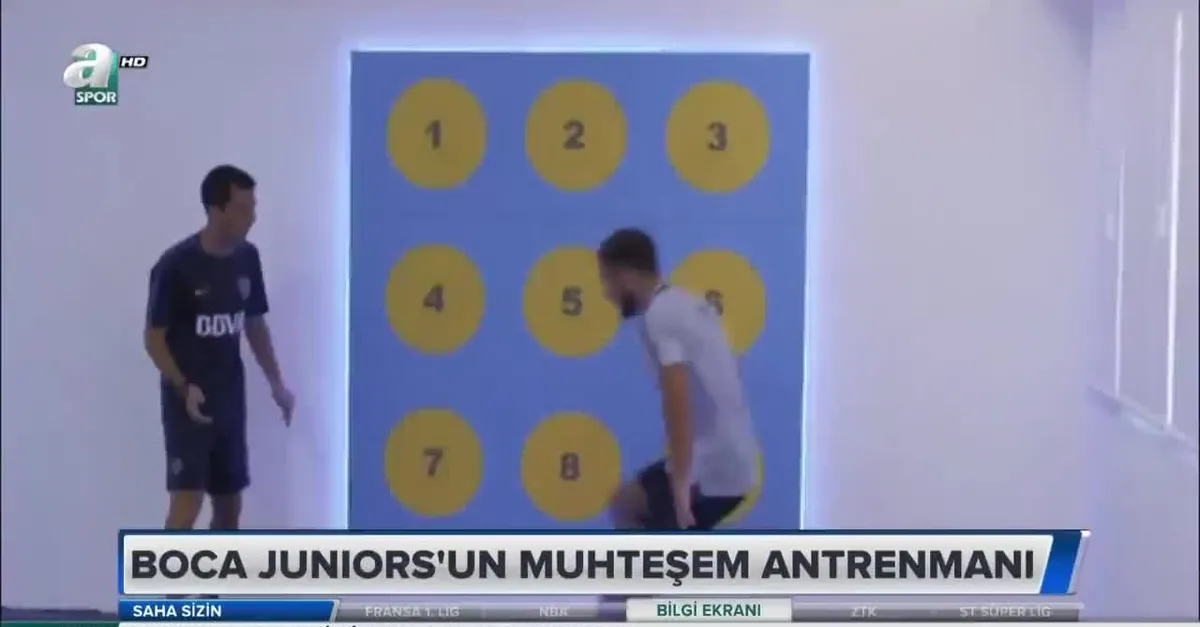 Boca Juniors'un muhteşem antrenmanı