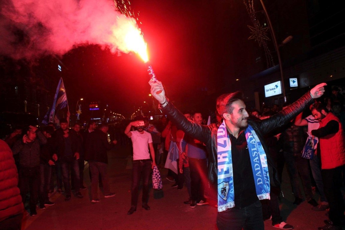 Erzurum’da TFF 1. Lig sevinci