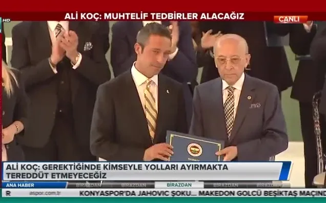 Ali Koç'tan kriz itirafı