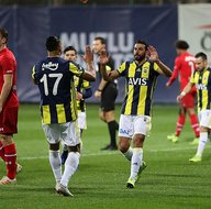 Fenerbahçe - AZ Alkmaar maçından kareler
