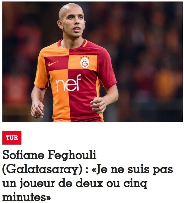 Feghouli’den Fatih Terim’e şok sözler!