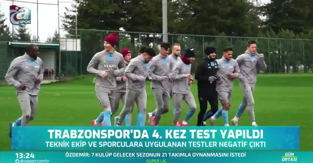Trabzonspor'da 4. kez test yapıldı