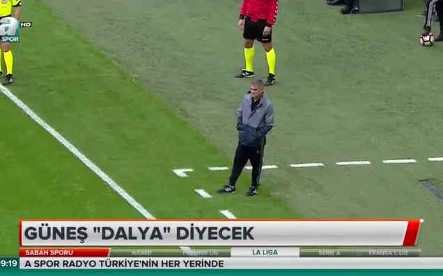 Şenol Güneş 'dalya' diyecek