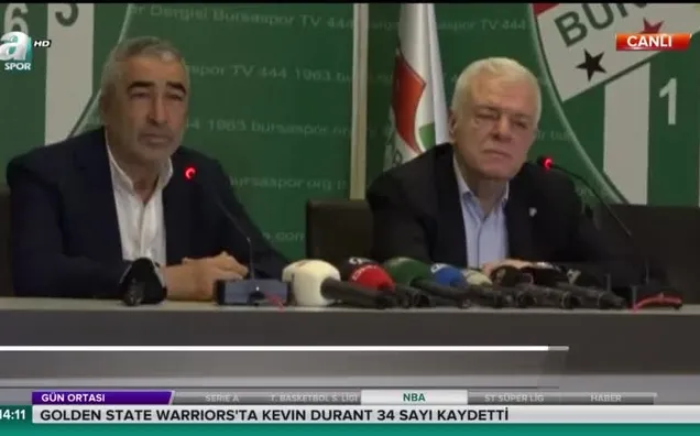 Bursaspor'da Samet Aybaba dönemi