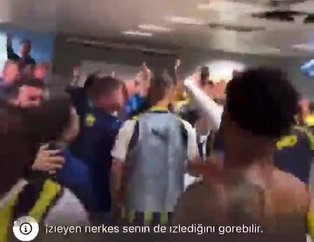 Fenerbahçeli oyunculardan küfürlü sevinç!