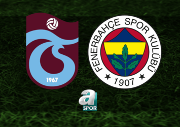 Trabzonspor - Fenerbahçe maçı yayın bilgileri!