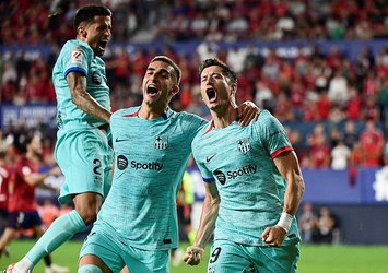 Lewa Barça'ya 3 puanı getirdi!