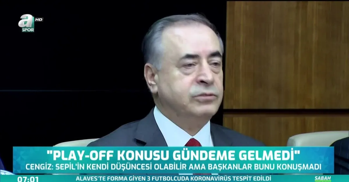 Mustafa Cengiz'den play-off açıklaması